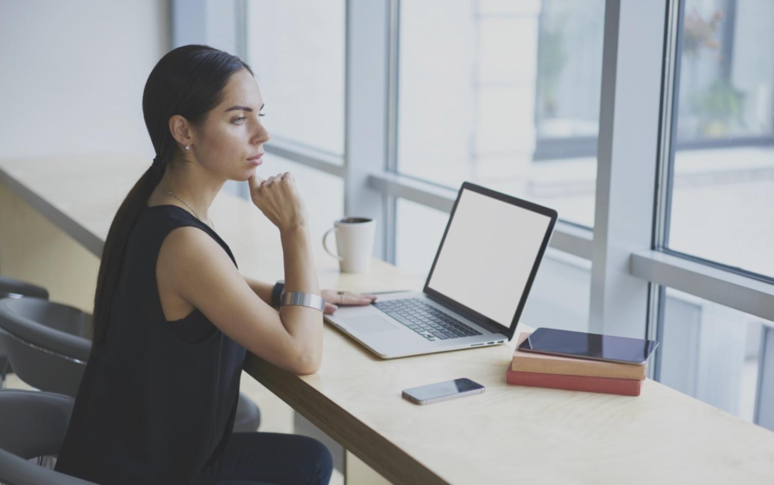 Financial professionals reviewing performance metrics together